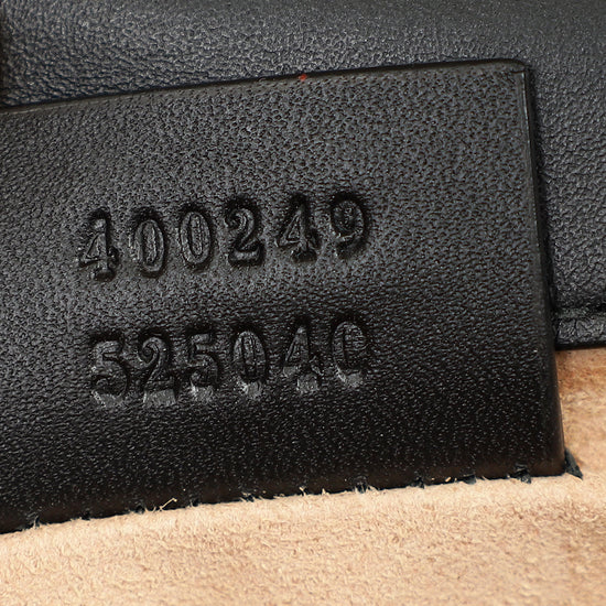 Gucci Black GG Velvet Dionysus Medium Shoulder Bag