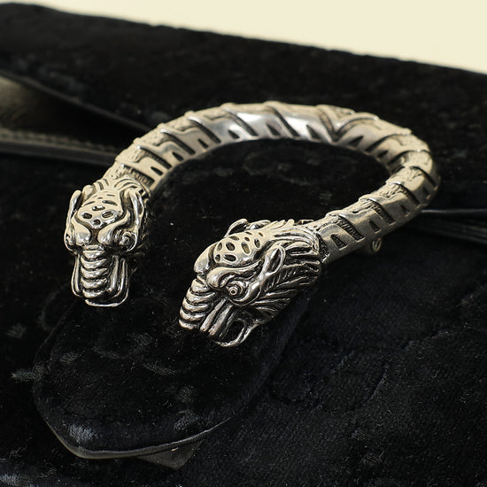 Gucci Black GG Velvet Dionysus Medium Shoulder Bag