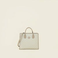 Gucci Bicolor GG Supreme Small Tote Bag