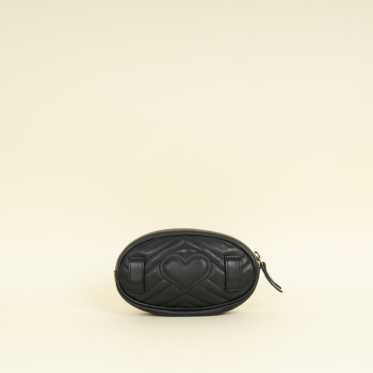 Gucci Black GG Marmont Mini Belt Bag