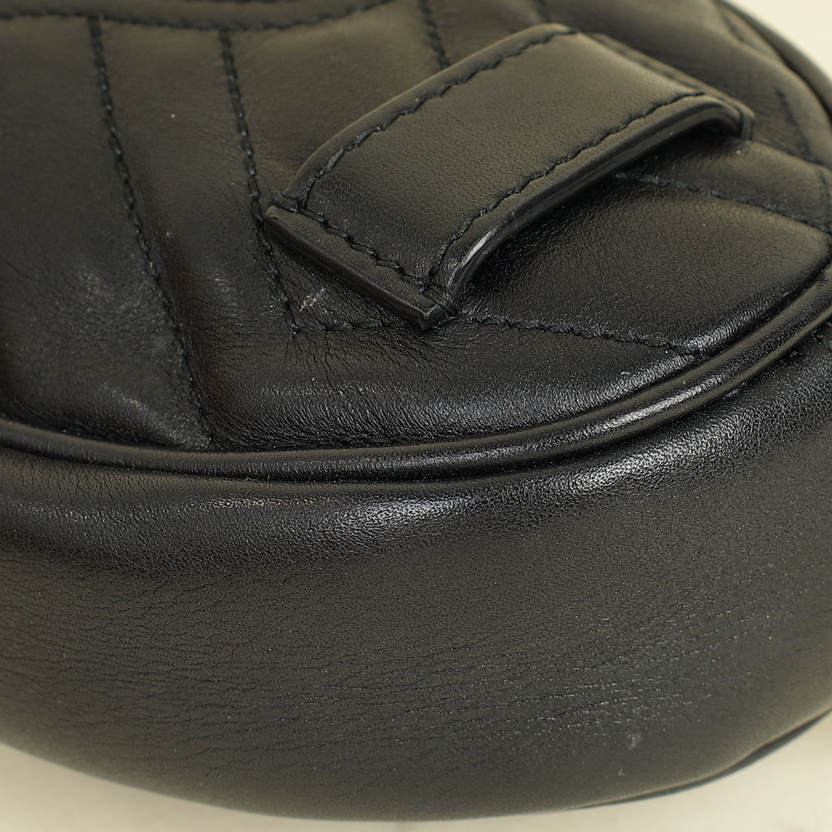 Gucci Black GG Marmont Mini Belt Bag