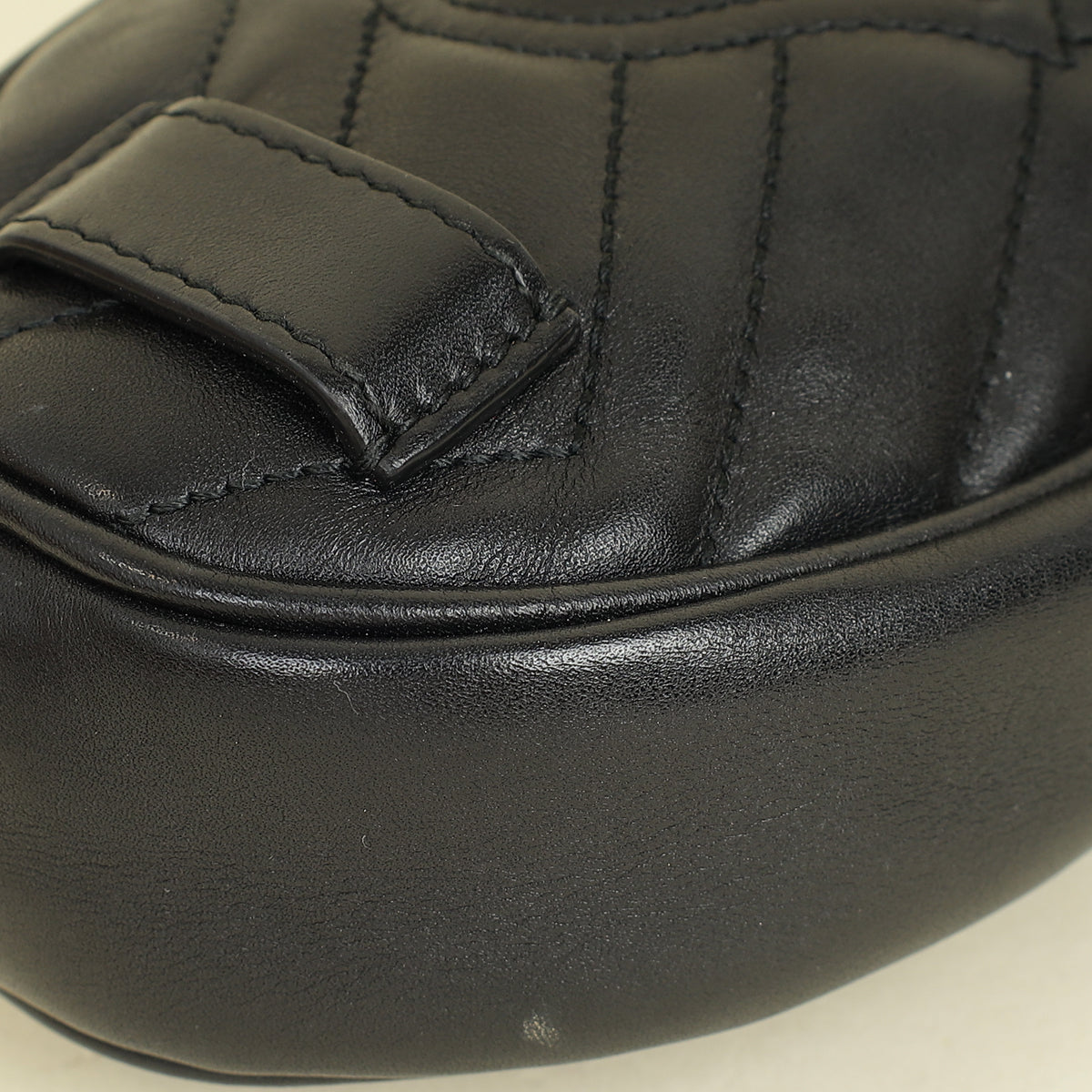 Gucci Black GG Marmont Mini Belt Bag