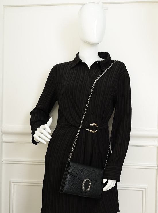 Gucci Black Dionysus Wallet On Chain