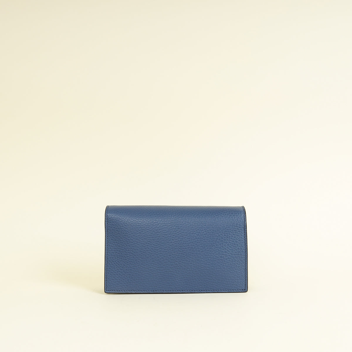 Gucci Navy Blue Interlocking G Wallet On Chain