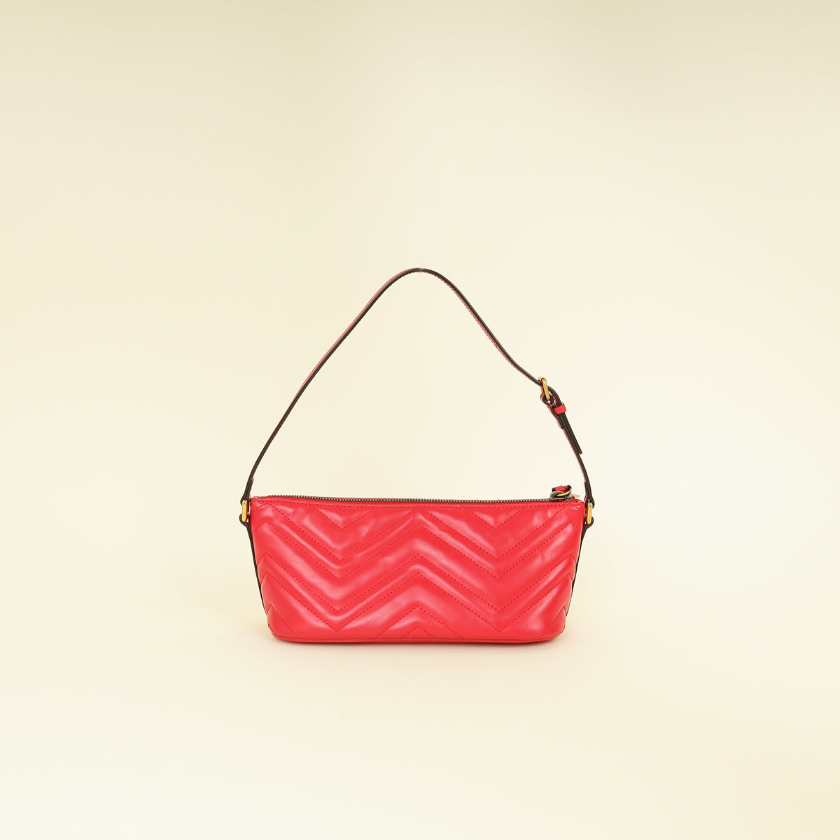 Gucci Red GG Marmont Shoulder Bag