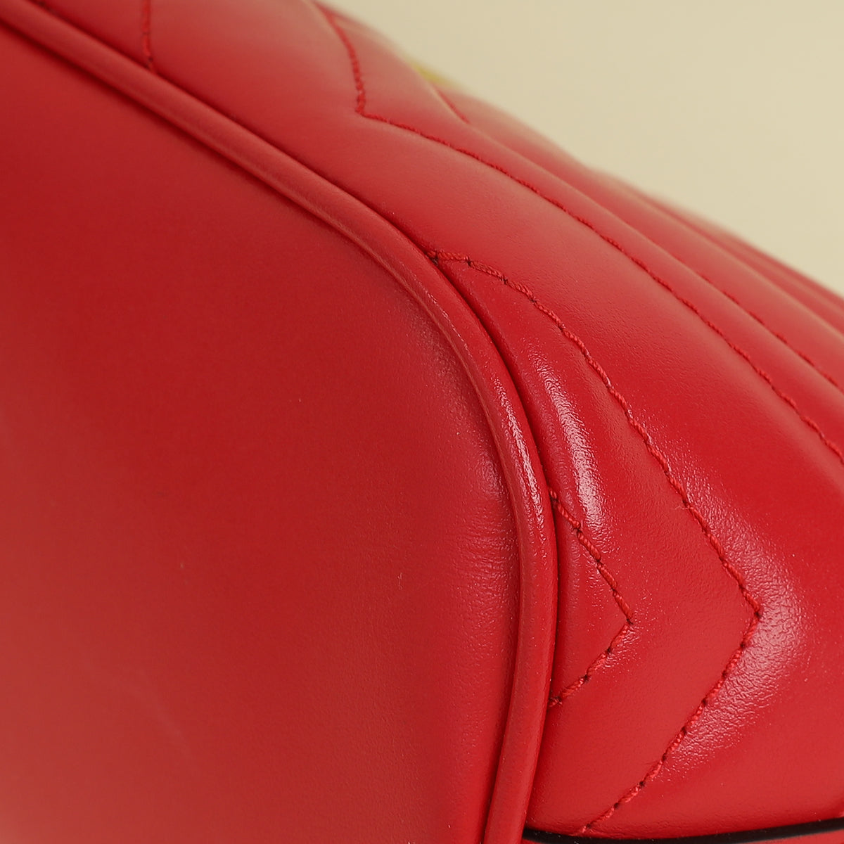 Gucci Red GG Marmont Shoulder Bag