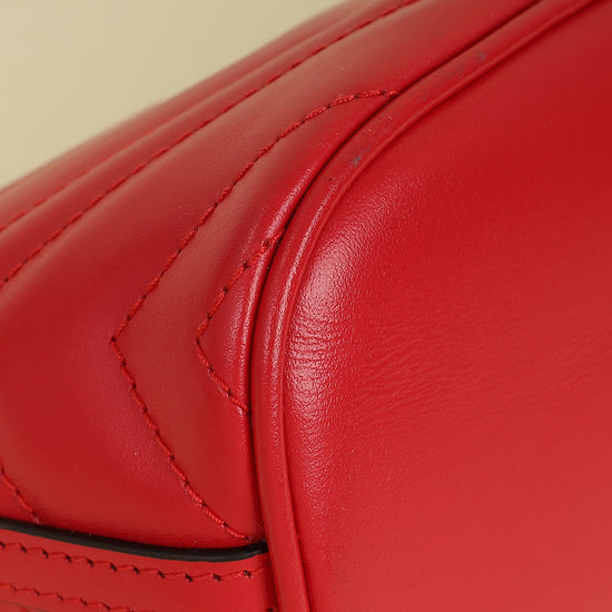 Gucci Red GG Marmont Shoulder Bag