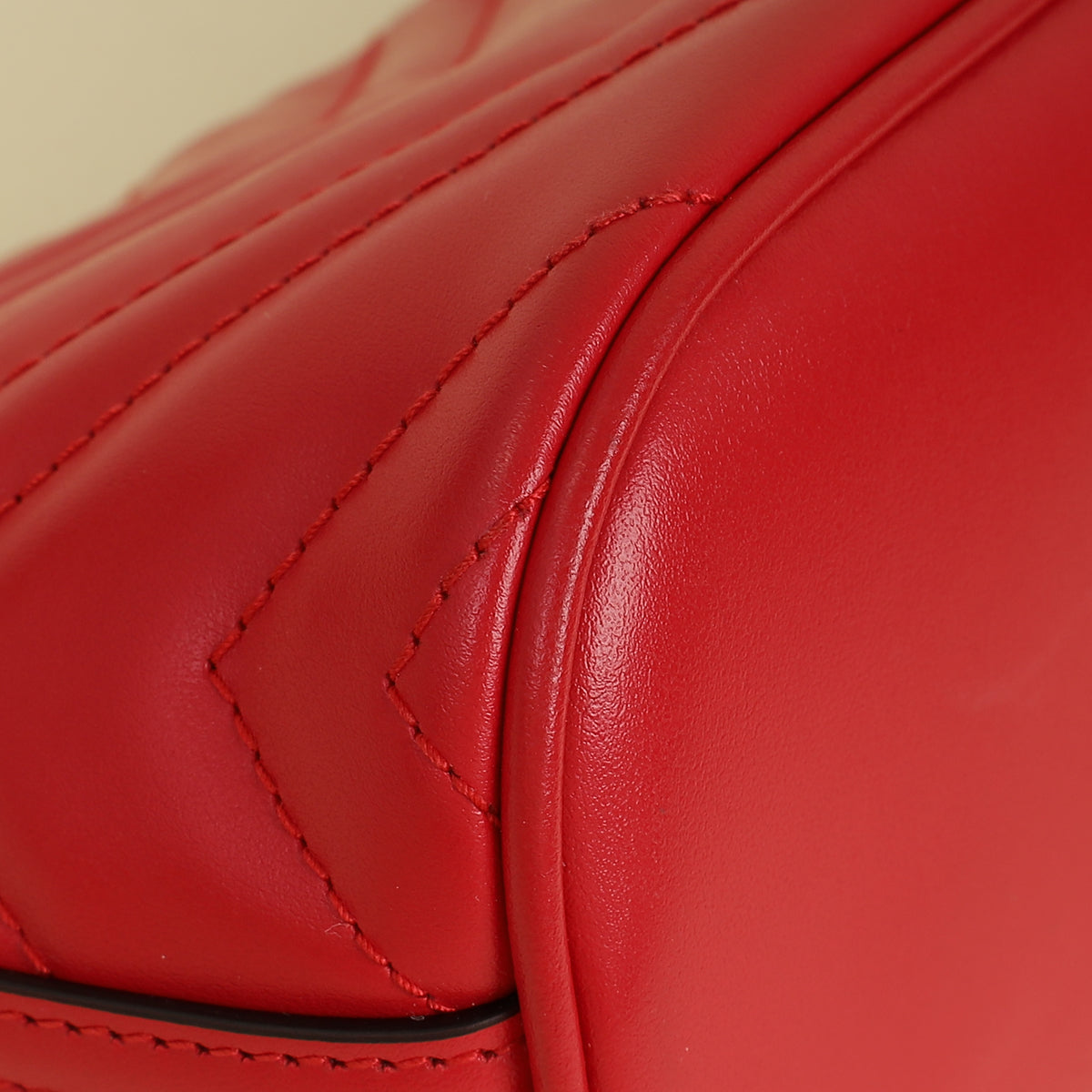 Gucci Red GG Marmont Shoulder Bag