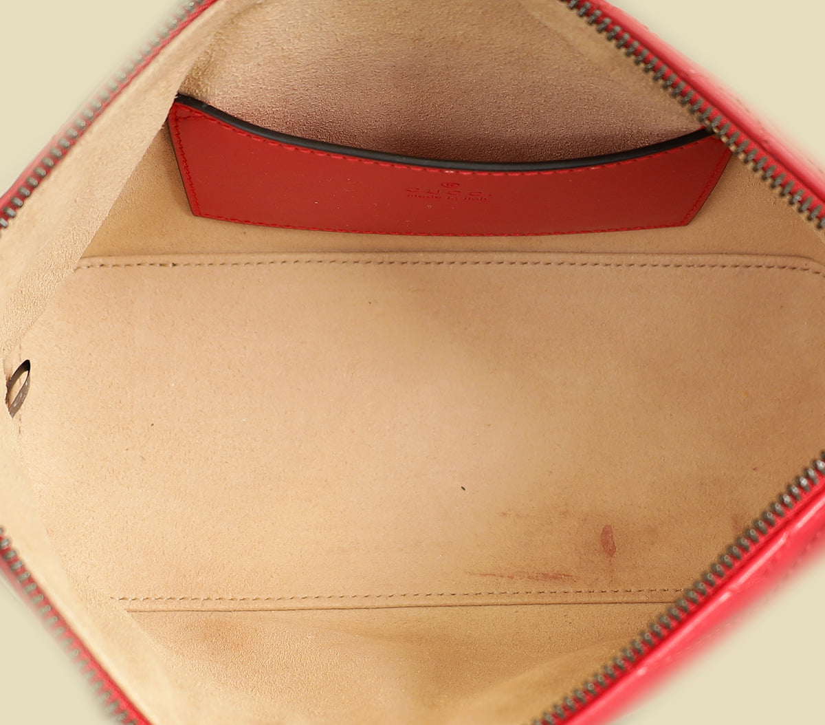 Gucci Red GG Marmont Shoulder Bag