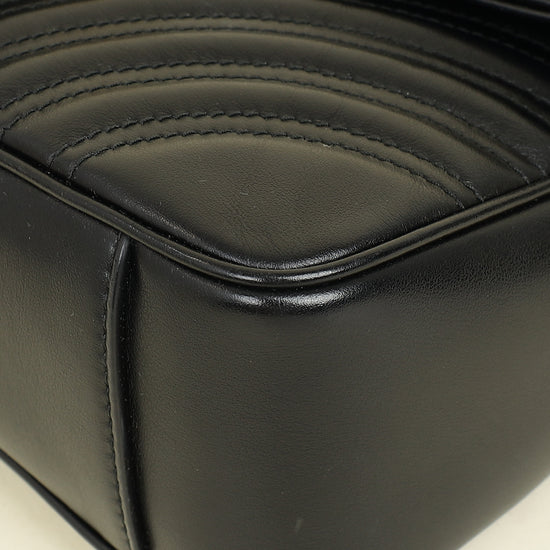 Gucci Black GG Marmont Medium Shoulder Bag