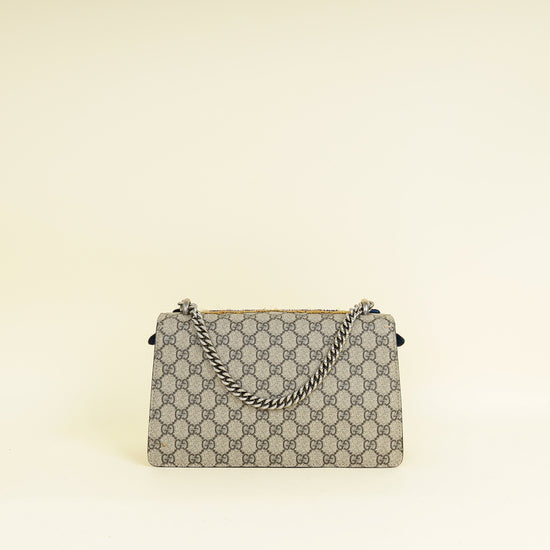 Gucci Multicolor GG Supreme Embroidered Dionysus Small Flap Bag