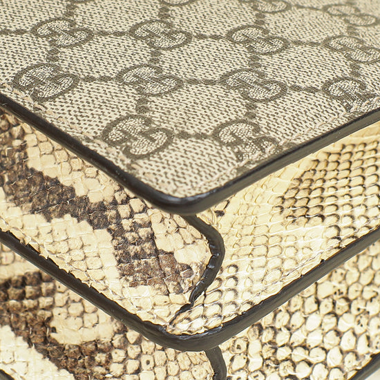 Gucci Multicolor GG Supreme Embroidered Dionysus Small Flap Bag