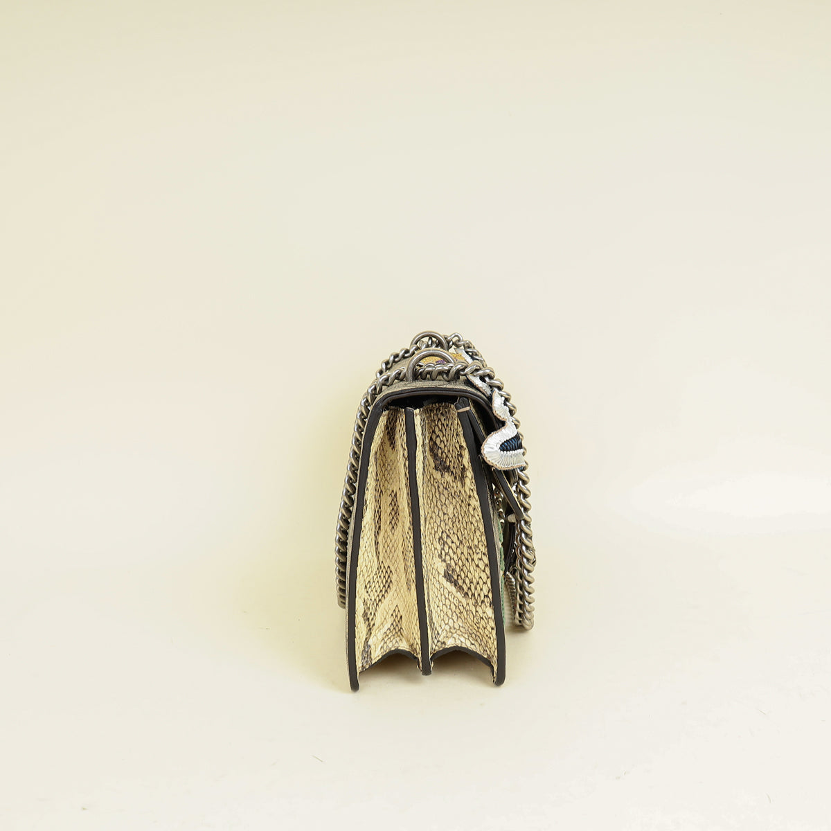 Gucci Multicolor GG Supreme Embroidered Dionysus Small Flap Bag