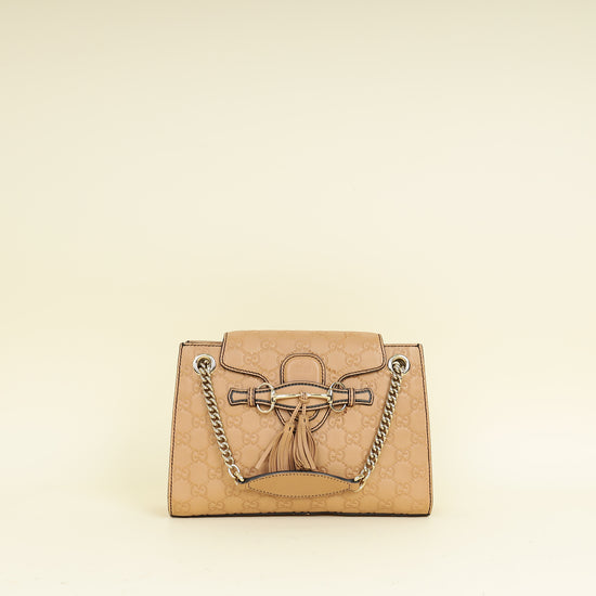 Gucci Beige Guccissima Emily Shoulder Bag