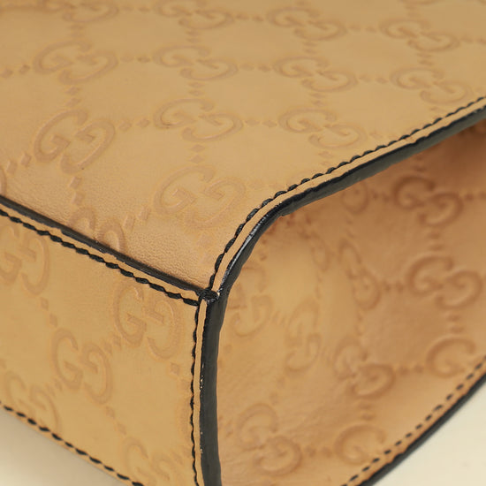 Gucci Beige Guccissima Emily Shoulder Bag