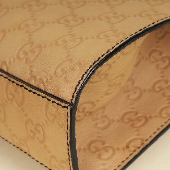 Gucci Beige Guccissima Emily Shoulder Bag