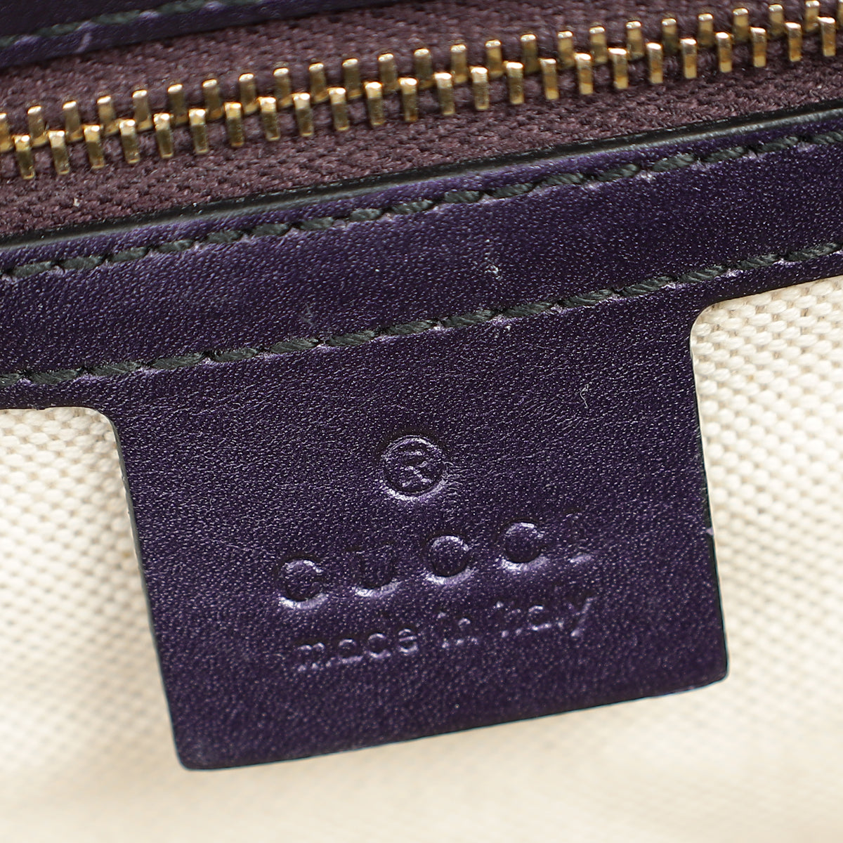 Gucci Violet GG Guccissima Large Emily Shoulder Bag