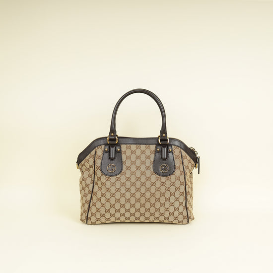Gucci Bicolor GG Scarlett Tote Medium Bag