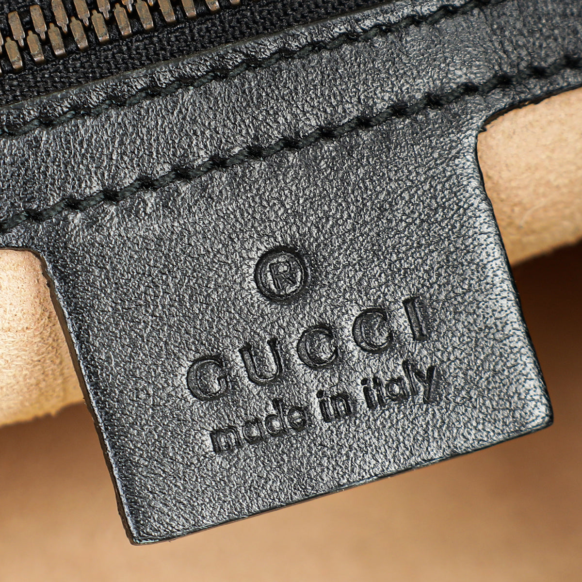 Gucci Black GG Marmont Messenger Bag