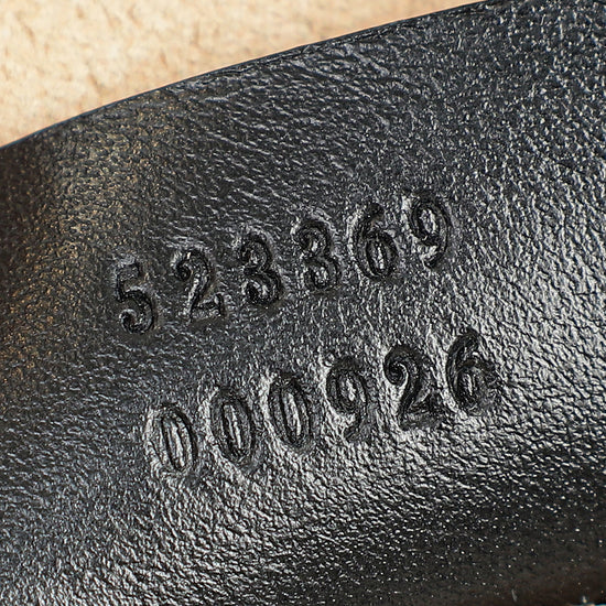 Gucci Black GG Marmont Messenger Bag