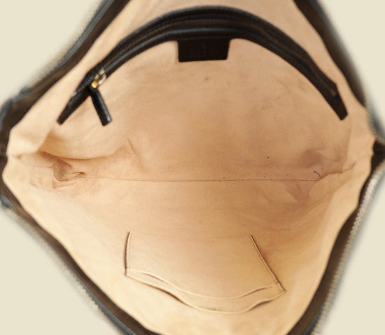 Gucci Black GG Marmont Messenger Bag