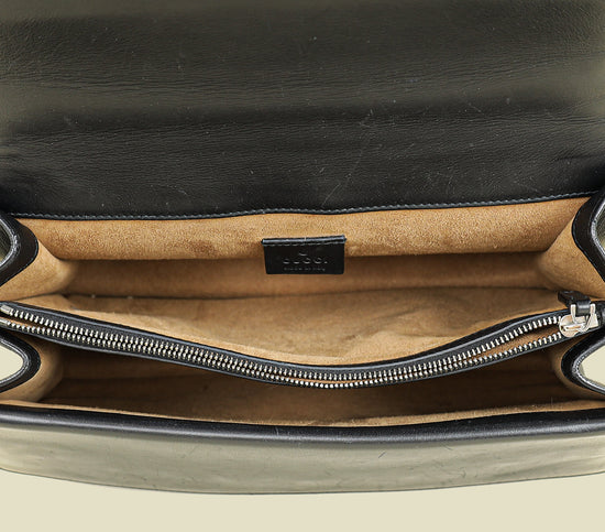 Gucci Bicolor GG Supreme Arabesque Dionysus Large Shoulder Bag