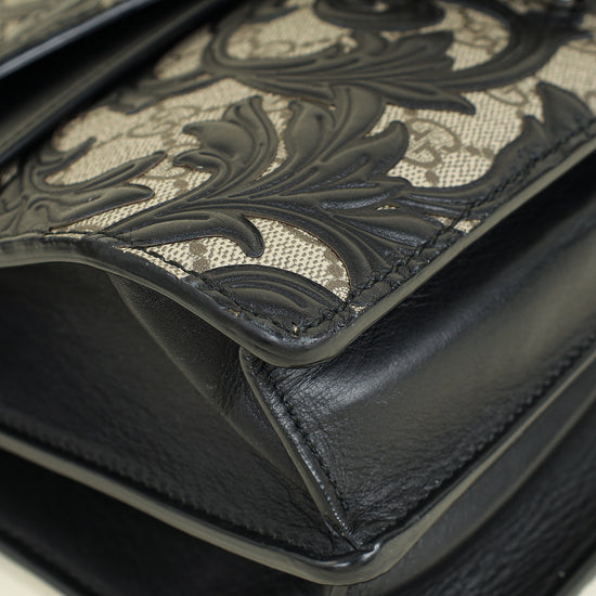 Gucci Bicolor GG Supreme Arabesque Dionysus Large Shoulder Bag