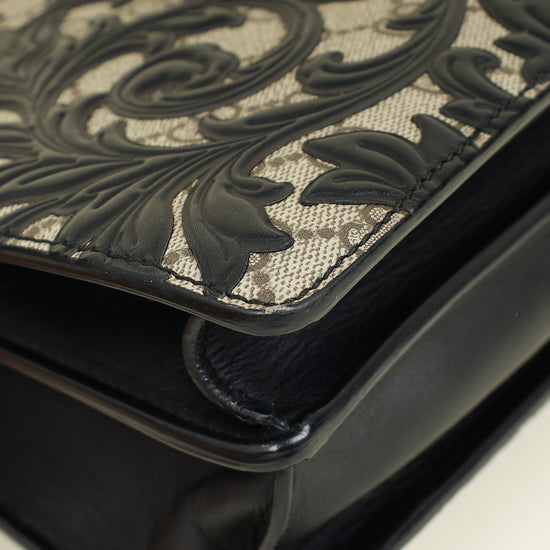 Gucci Bicolor GG Supreme Arabesque Dionysus Large Shoulder Bag