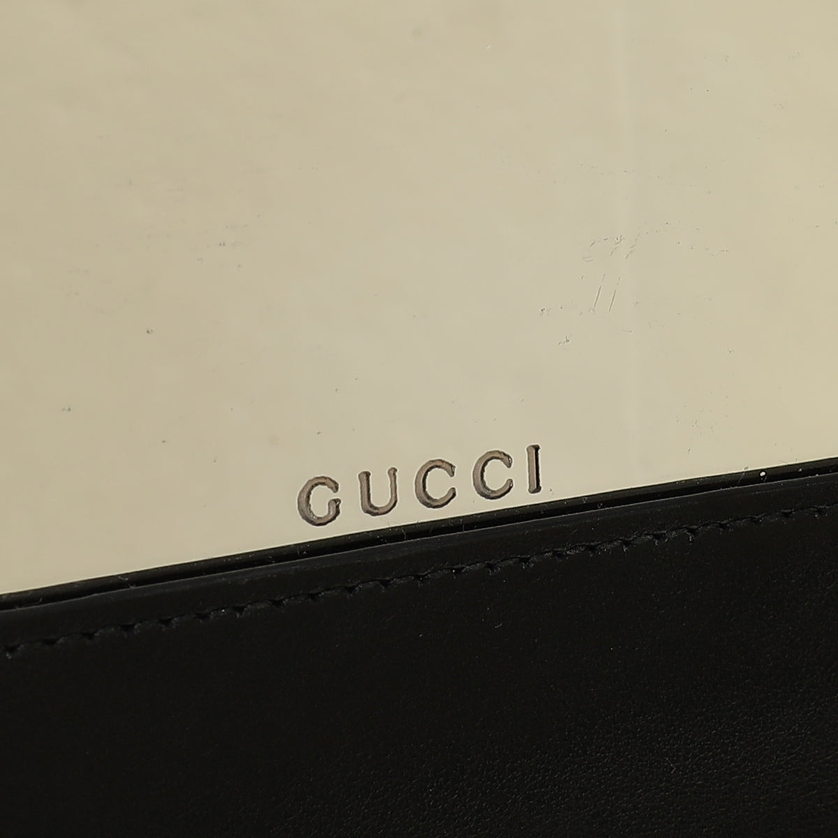 Gucci Black GG Matelasse Chain Wallet