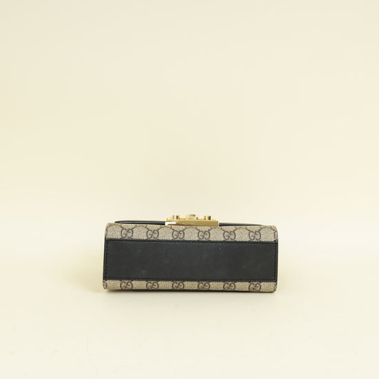 Gucci Bicolor GG Supreme Padlock Small Bag