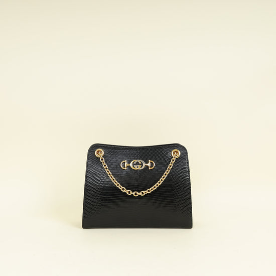 Gucci Black Shibuya Zumi Chain Shoulder Bag