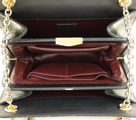 Gucci Black Shibuya Zumi Chain Shoulder Bag