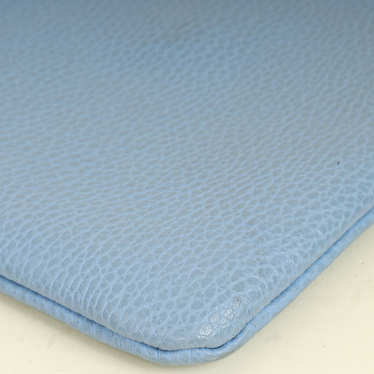 Gucci Light Blue Bamboo Clutch Bag