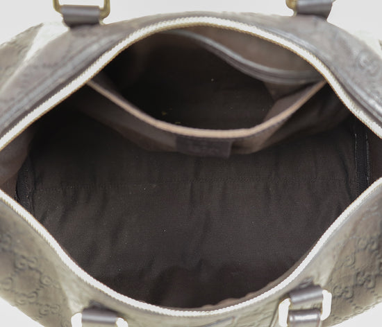 Gucci Chocolate GG Guccissima Joy Boston Medium Bag