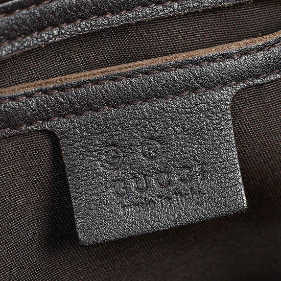 Gucci Chocolate GG Guccissima Joy Boston Medium Bag