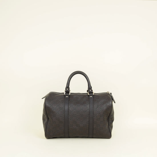 Gucci Chocolate GG Guccissima Joy Boston Medium Bag
