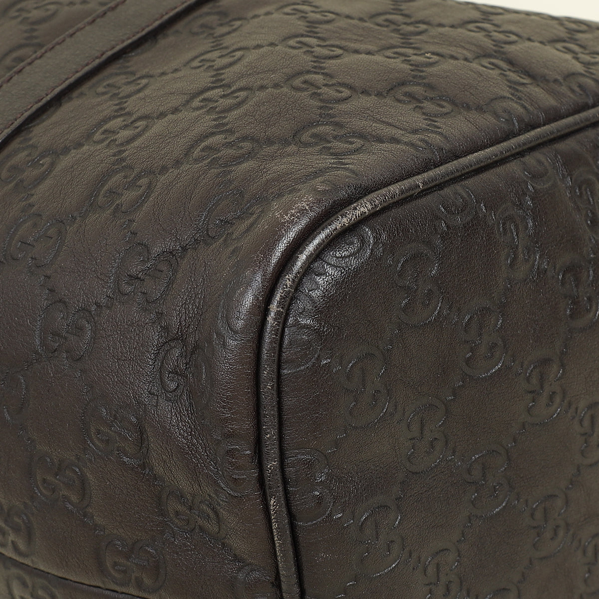 Gucci Chocolate GG Guccissima Joy Boston Medium Bag