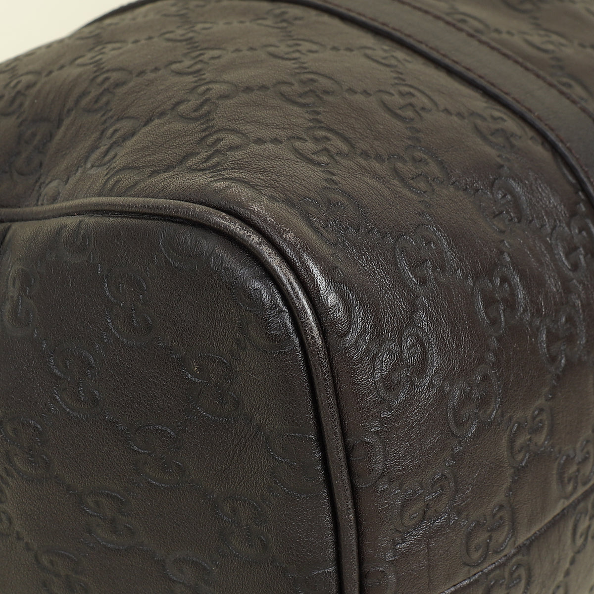 Gucci Chocolate GG Guccissima Joy Boston Medium Bag