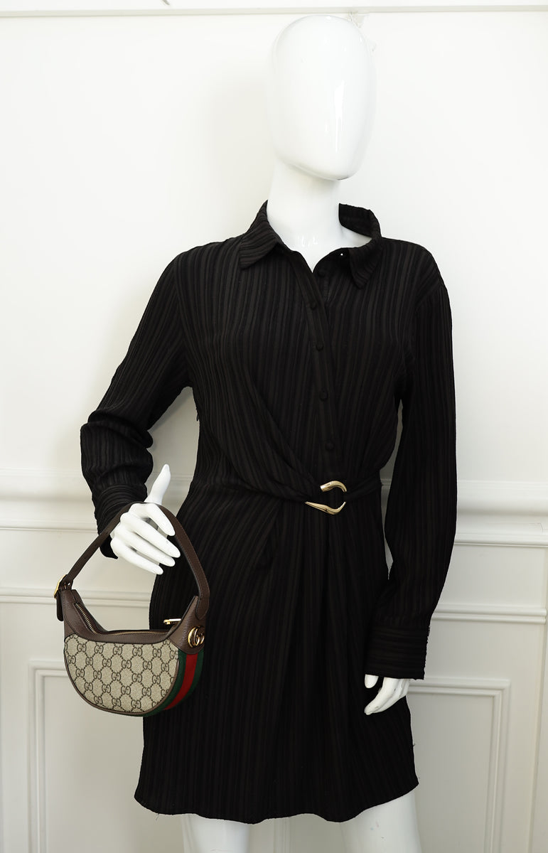 Gucci Bicolor GG Supreme Ophidia Mini Bag