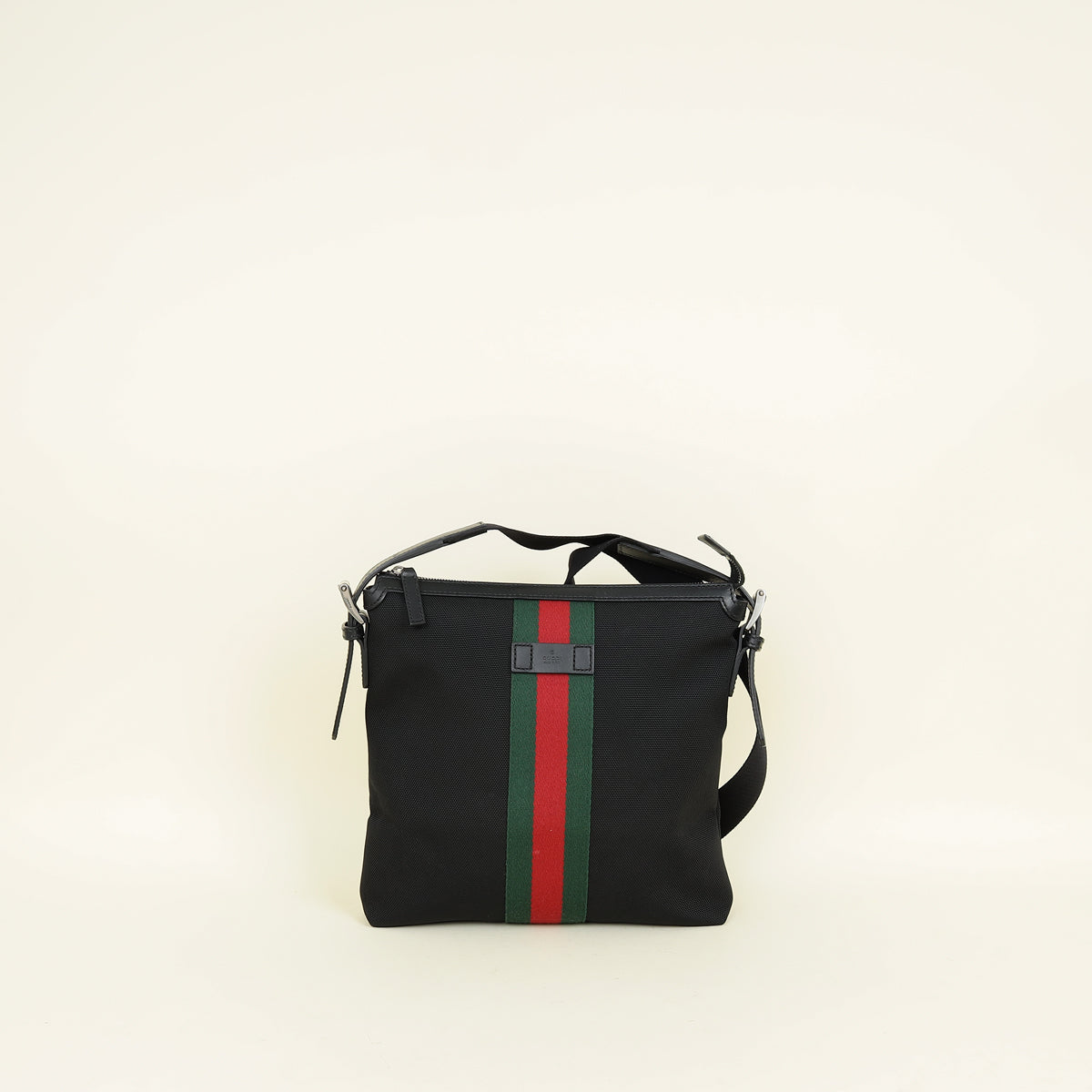 Gucci Black Web Crossbody Bag