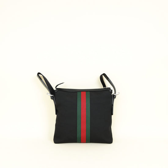 Gucci Black Web Crossbody Bag
