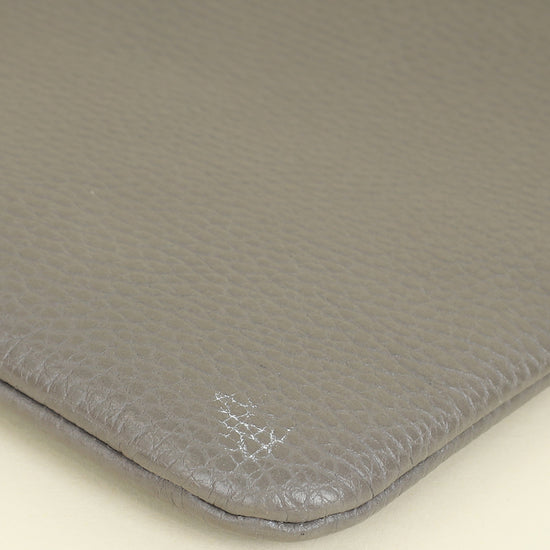 Gucci Grey Bamboo Clutch Bag