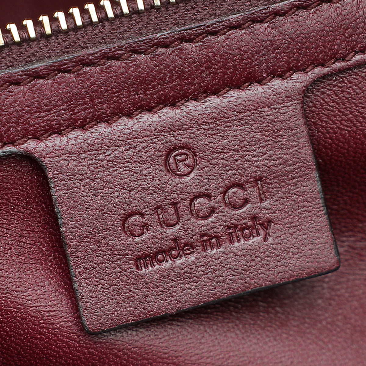 Gucci Burgundy GG Microguccissima Medium Broadway Clutch