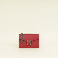 Gucci Red Dionysus Crystal Mini Chain Bag