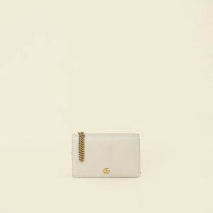 Gucci Bicolor GG Marmont Wallet on Chain