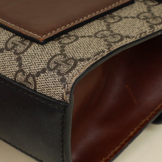 Gucci Tricolor GG Supreme Padlock Small Bag-Gucci-THE CLOSET