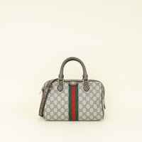 Gucci Bicolor GG Monogram Ophidia Medim Boston Bag