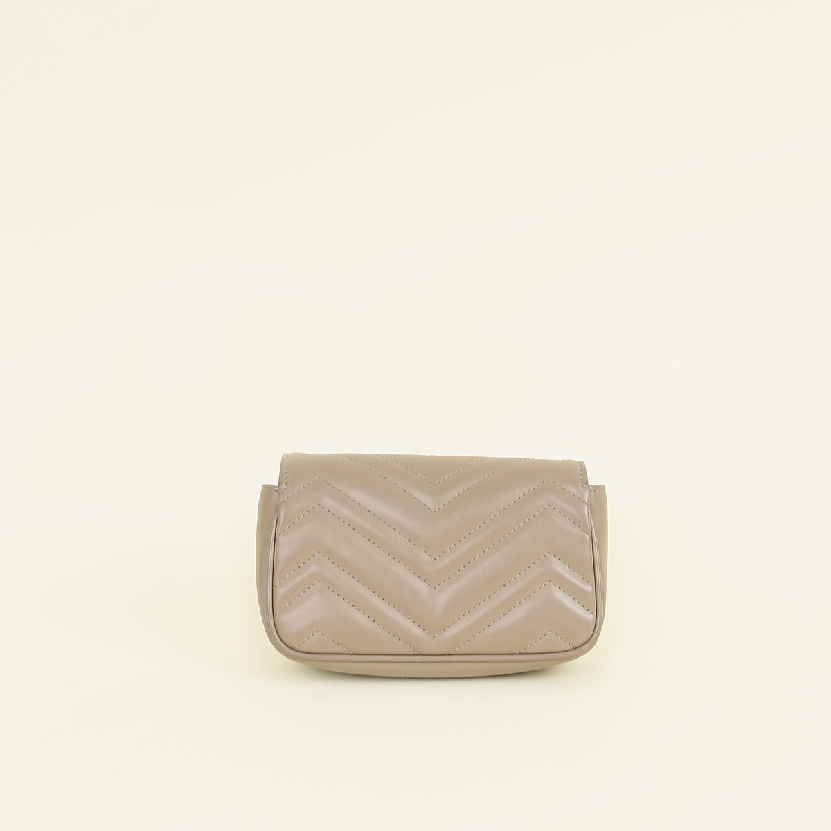 Gucci Taupe GG Marmont Mini Shoulder Bag-Gucci-Handbags-THE CLOSET