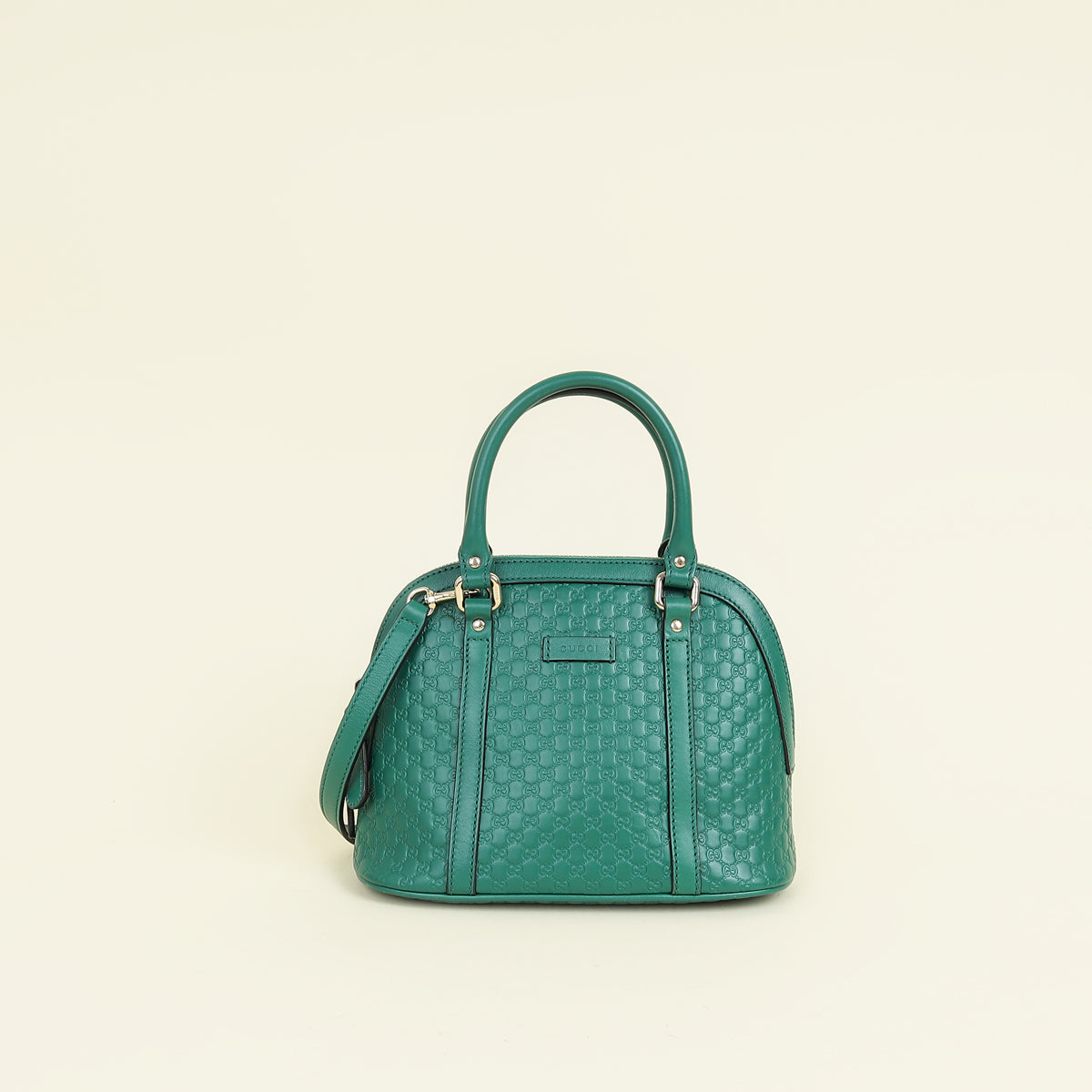 Gucci Green GG Microguccissima Dome Mini Satchel Bag-Gucci-Handbags-THE CLOSET