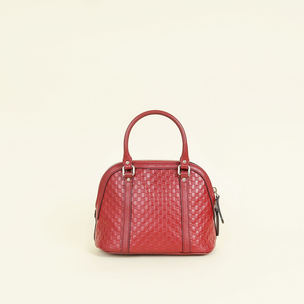 Gucci Red GG Microguccissima Dome Mini Satchel Bag-Gucci-Handbags-THE CLOSET